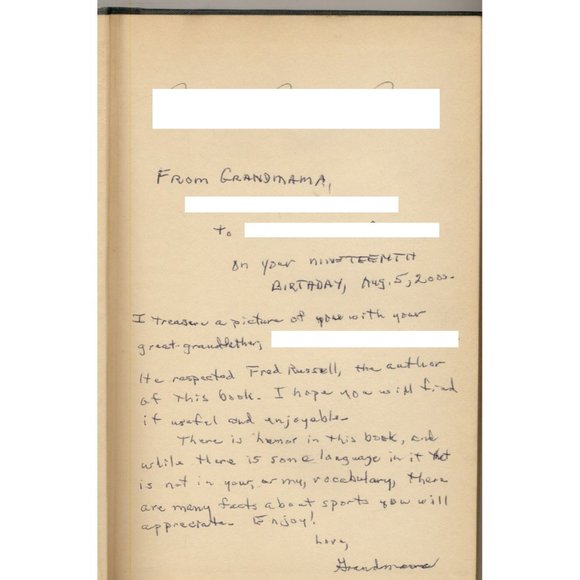 Vintage I'LL TRY ANYTHING TWICE, Fred Russell, Spo - Picture 5 of 5